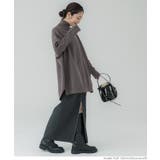タートルニットチュニック レディース | coca | 詳細画像24