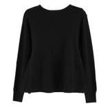 バックスタイルにさりげない華やかさを添える、パール付きフレアニットトップス | coca | 詳細画像5 