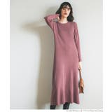 ［Dk.pink］ | マキシニットワンピース | coca