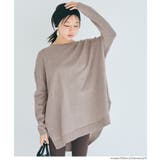 ［Oatmeal］ | クルーネックニットチュニック | coca