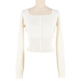 【新色追加】ハイゲージニットスクエアカーディガン | coca | 詳細画像2