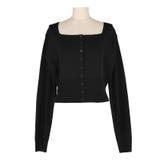 【新色追加】ハイゲージニットスクエアカーディガン | coca | 詳細画像5