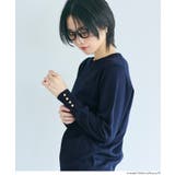 ゴールドボタンが華やぎをプラス。袖金ボタンニットトップス | coca | 詳細画像18 