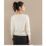 ゴールドボタンが華やぎをプラス。袖金ボタンニットトップス | coca | 詳細画像10 