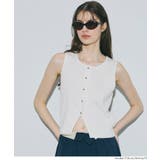ボタンニットベスト | coca | 詳細画像7