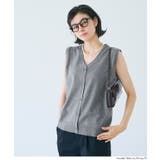 Vネックニットベスト レディース | coca | 詳細画像8