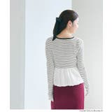 華やかさをプラスする、裾バルーンドッキングニットトップス | coca | 詳細画像12