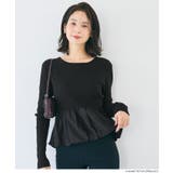 華やかさをプラスする、裾バルーンドッキングニットトップス | coca | 詳細画像5