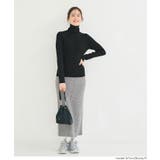 軽量ニット タートルネックラウンドヘム | coca | 詳細画像16