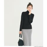 軽量ニット タートルネックラウンドヘム | coca | 詳細画像17