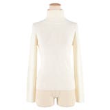 軽量ニット タートルネックラウンドヘム | coca | 詳細画像2