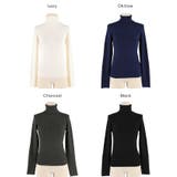 軽量ニット タートルネックラウンドヘム | coca | 詳細画像24