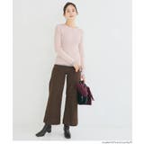 軽量ニット クルーネックラウンドヘム | coca | 詳細画像14 