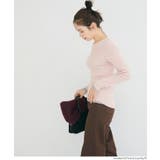 軽量ニット クルーネックラウンドヘム | coca | 詳細画像15 