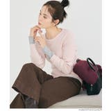 軽量ニット クルーネックラウンドヘム | coca | 詳細画像17 