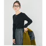 軽量ニット クルーネックラウンドヘム | coca | 詳細画像23 