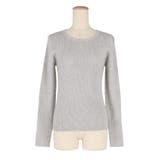 軽量ニット クルーネックラウンドヘム | coca | 詳細画像4 