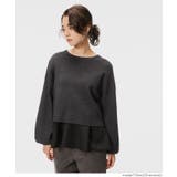 ［Charcoal］ | ニットセットブラウス | coca
