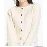 ［Ivory］ | 金ボタンが映える上品カーディガン | coca