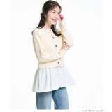 金ボタンが映える上品カーディガン | coca | 詳細画像12 