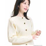 金ボタンが映える上品カーディガン | coca | 詳細画像8 
