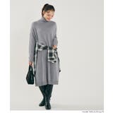 1枚でサマになる、タートルニットワンピース | coca | 詳細画像16 