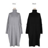 1枚でサマになる、タートルニットワンピース | coca | 詳細画像20 