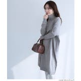 1枚でサマになる、タートルニットワンピース | coca | 詳細画像14 