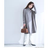 1枚でサマになる、タートルニットワンピース | coca | 詳細画像16 