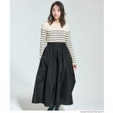 ［Border］ | ポロニットドッキングワンピース | coca