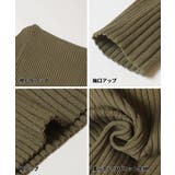 ボートネックリブニットトップス レディース | coca | 詳細画像21