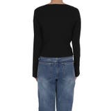 ボートネックリブニットトップス レディース | coca | 詳細画像6