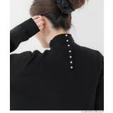 ボトルネックバックパールニット | coca | 詳細画像12