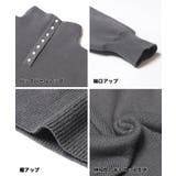 ボトルネックバックパールニット | coca | 詳細画像21