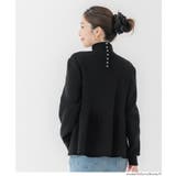 ボトルネックバックパールニット | coca | 詳細画像9