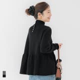 ボトルネックバックパールニット | coca | 詳細画像1