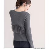 チュールドッキングリブニット | coca | 詳細画像16 