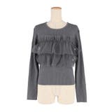 チュールドッキングリブニット | coca | 詳細画像3 