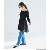 異素材切り替えニットトップス | coca | 詳細画像16 