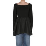 異素材切り替えニットトップス | coca | 詳細画像4 