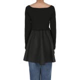 異素材切り替えニットトップス | coca | 詳細画像6 