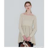 異素材切り替えニットトップス | coca | 詳細画像10 