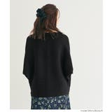 太リブボートネックドルマンニット | coca | 詳細画像12 