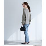 太リブボートネックドルマンニット | coca | 詳細画像17 