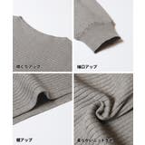 太リブボートネックドルマンニット | coca | 詳細画像21 