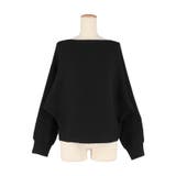 太リブボートネックドルマンニット | coca | 詳細画像3 