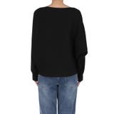 太リブボートネックドルマンニット | coca | 詳細画像6 