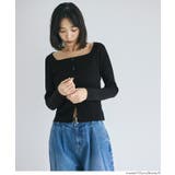 スクエアニットボタントップス レディース | coca | 詳細画像12