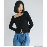 スクエアニットボタントップス レディース | coca | 詳細画像14