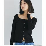 スクエアニットボタントップス レディース | coca | 詳細画像17